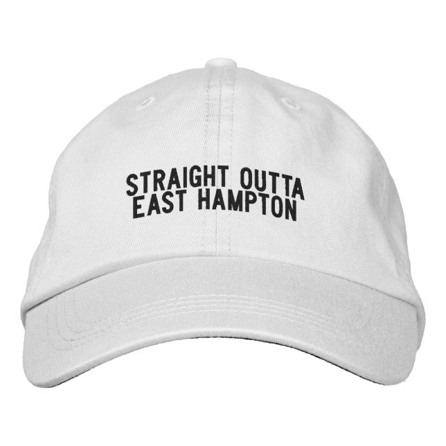 Casquette Brodée Chapeau East Hampton Long Island New York (Devant)