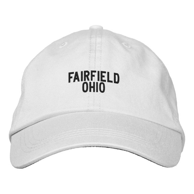 Casquette Brodée Chapeau Fairfield Ohio (Devant)