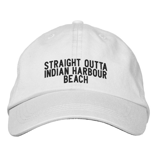 Casquette Brodée Chapeau Indian Harbour Beach Floride (Devant)