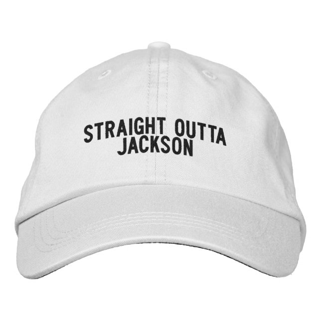 Casquette Brodée Chapeau Jackson New Jersey (Devant)
