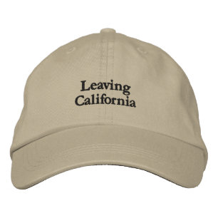 Casquette Brodée Chapeau kaki brodé Leaving California