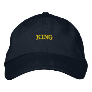 Casquette Brodée Chapeau KING Nom Convient à tous les Hommes et Fem