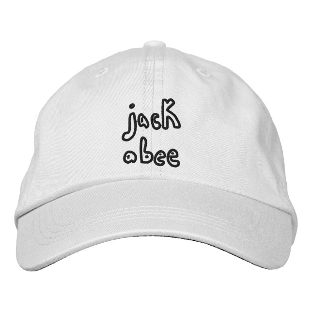 Casquette Brodée Chapeau Logo Jackabee (Devant)