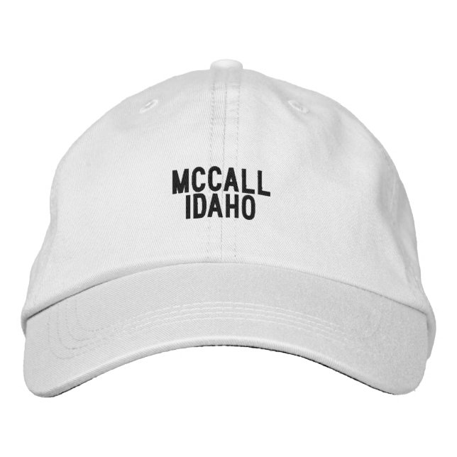 Casquette Brodée Chapeau McCall Idaho (Devant)