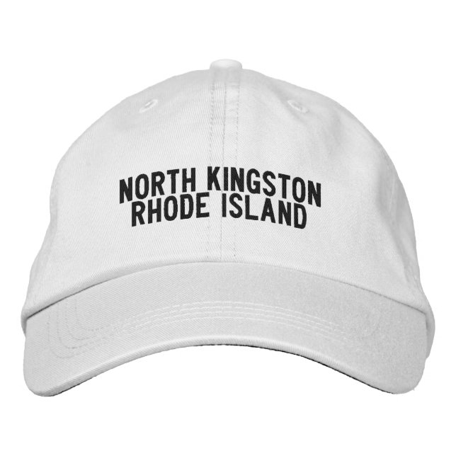 Casquette Brodée Chapeau North Kingston Rhode Island (Devant)