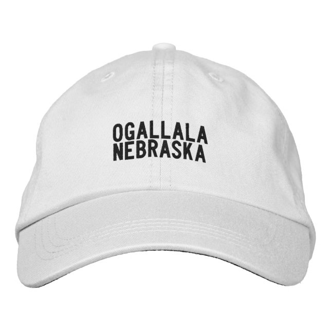 Casquette Brodée Chapeau Ogallala Nebraska (Devant)