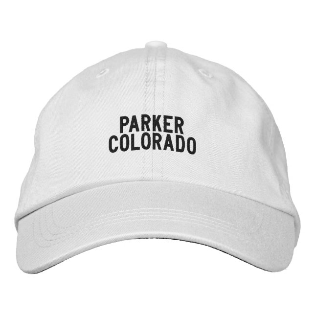 Casquette Brodée Chapeau Parker Colorado (Devant)