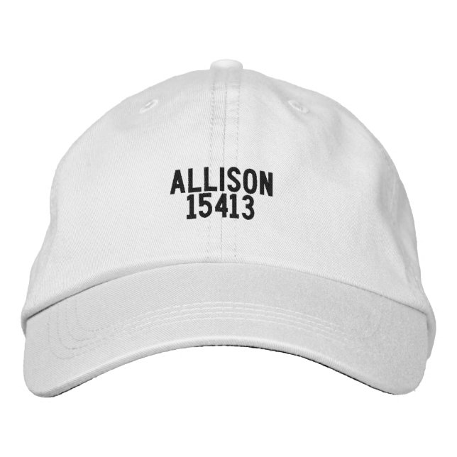 Casquette Brodée Chapeau Pennsylvania ALLISON (Devant)
