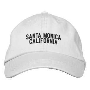 Casquette Brodée Chapeau Santa Monica Californie