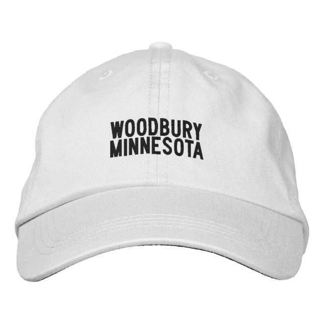 Casquette Brodée Chapeau WOODBURY Minnesota (Devant)