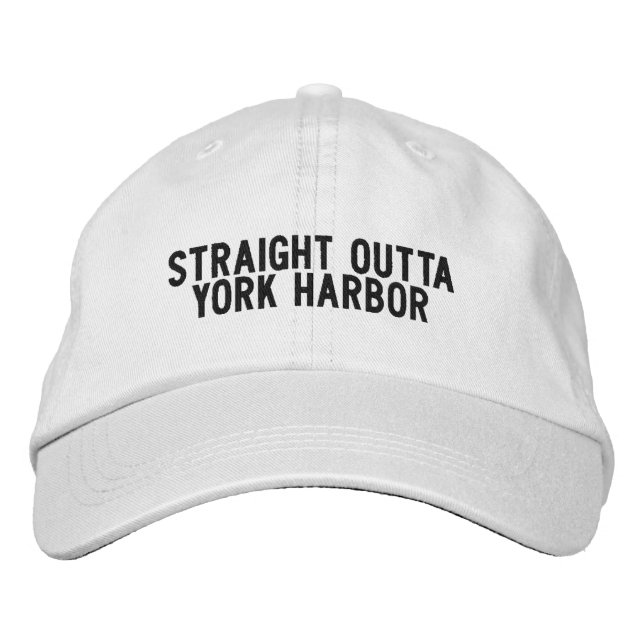 Casquette Brodée Chapeau York Harbor Maine (Devant)