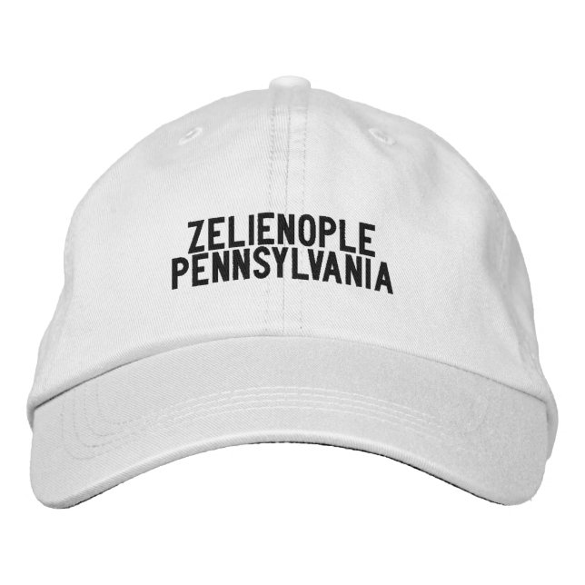 Casquette Brodée Chapeau ZELIENOPLE Pennsylvanie (Devant)