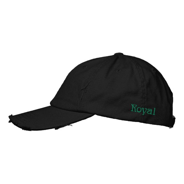 Casquette Brodée #ChapeauBrodeRoyautesRoyales (Gauche)