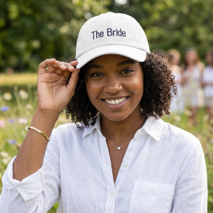 Casquette Brodée Chapeaux de soirée de jeune fille personnalisés av