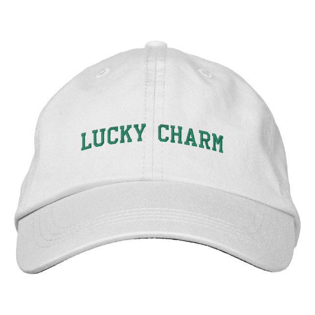 Casquette Brodée Charme chanceux (Devant)