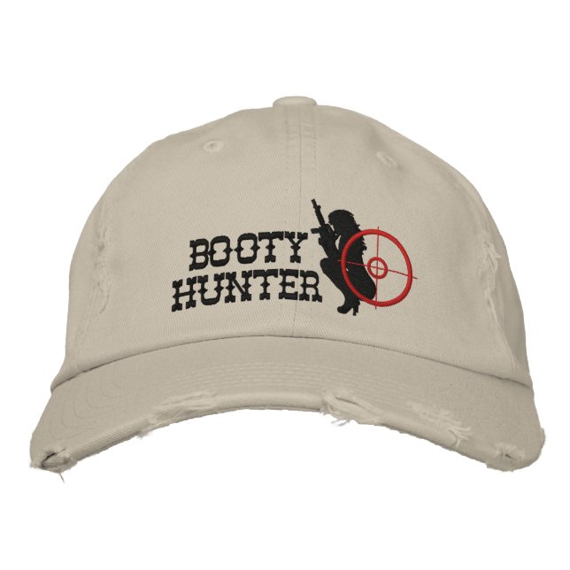 Casquette Brodée Chasseur de bottes personnalisé (Devant)