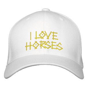 CASQUETTE BRODÉE CHEVAUX
