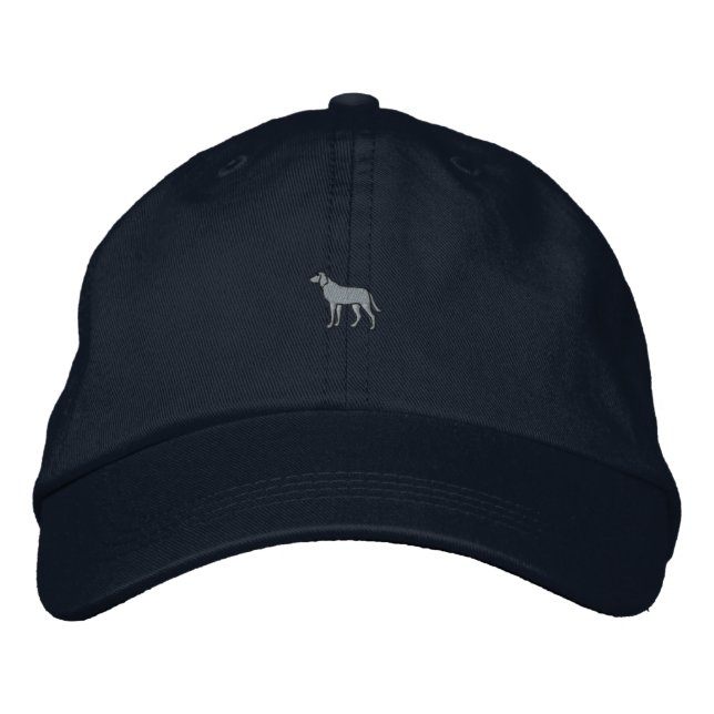 Casquette Brodée Chien de 1 po (Devant)