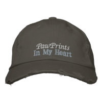 Chien PawPrints Citation Coeur mignonne Or gris ru