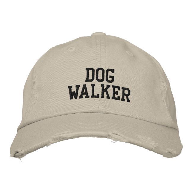 Casquette Brodée Chien Walker (Devant)