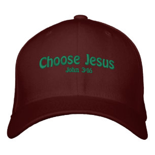 Casquette Brodée Choisissez Jésus Citation de la Bible Personnalise