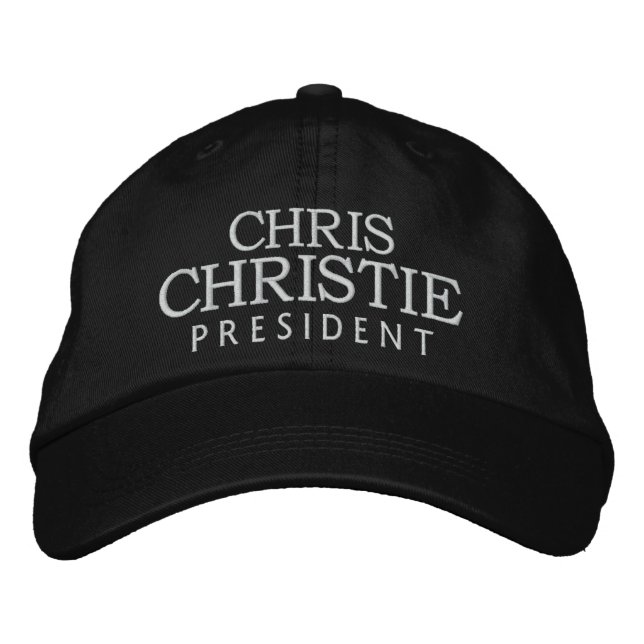Casquette Brodée Chris Christie 2012 (Devant)