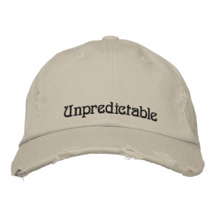 Casquette Brodée Citation amusante Pierre Vintage imprévisible Noir