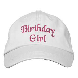 Casquette Brodée Citation d'anniversaire de la fille Typographie Pi