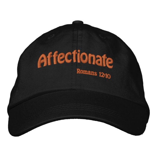 Casquette Brodée Citation de la Bible affectueuse Personnaliser (Devant)
