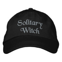 Citation de sorcière solitaire violet noir personn