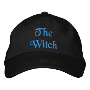 Casquette Brodée Citation de sorcière verte Turquoise Noir