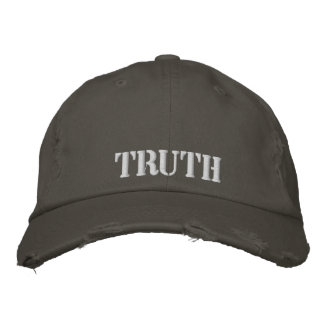 Casquette Brodée Citation de vérité cool Vintage gris jaune rustiqu