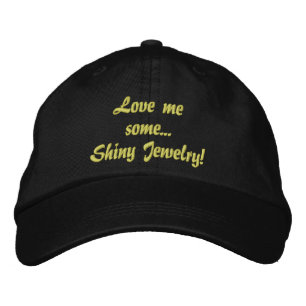 Casquette Brodée Citation J'aime Bijoux Brillants