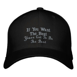 Casquette Brodée Citation Motivationnelle Best Life Noir pourpre