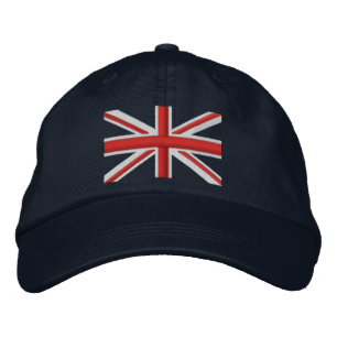 Casquette Brodée Classic Union Jack Drapeau Angleterre Swag Broderi