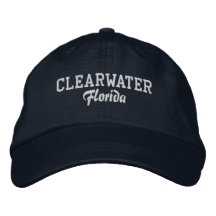 Clearwater Florida Embroidered Baseball Hat