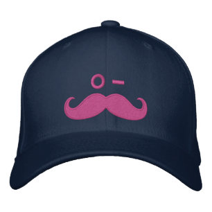 Casquette Brodée CLIN D'OEIL de moustache