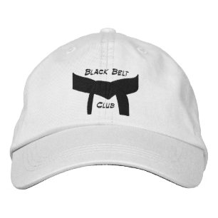 Casquette Brodée Club de ceinture noire des Arts martiaux personnal