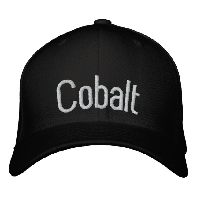 Casquette Brodée Cobalt (Devant)