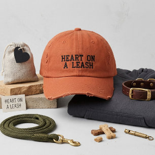 Casquette Brodée Cœur en laisse Brodé amateur de chien