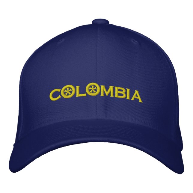 Casquette Brodée Colombie (Devant)