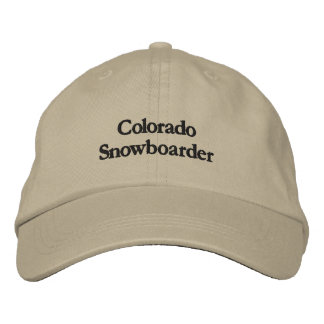 Casquette brodée Colorado Snowboarder