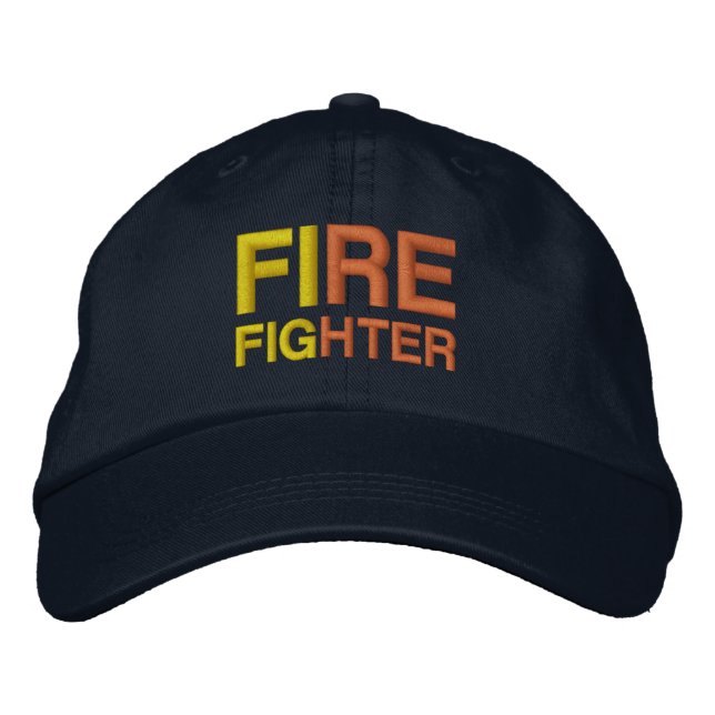 CASQUETTE BRODÉE COMBATTRE DE FEU (Devant)