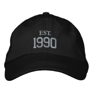 Casquette Brodée Commemoratif année / date personnalisé