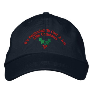 Casquette Brodée Commencer À Coûter Beaucoup