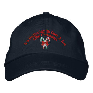 Casquette Brodée Commencer À Coûter Beaucoup Comme Noël