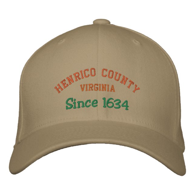 CASQUETTE BRODÉE COMTÉ DE HENRICO, VA (Devant)