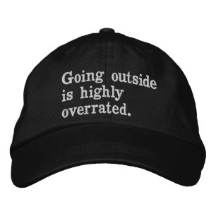 Casquette Brodée conception de minimalisme d'un mot