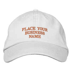 Casquette Brodée Conception de texte et de nom personnalisés pour c