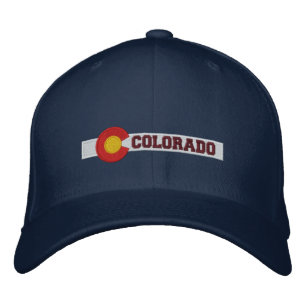 Casquette Brodée Conception du drapeau de l'État du Colorado